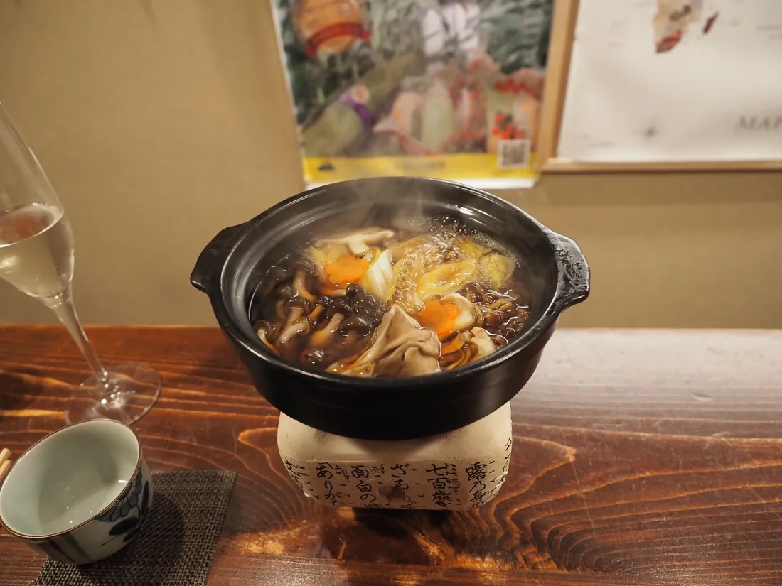 Sukiyaki at Cafe Uemura