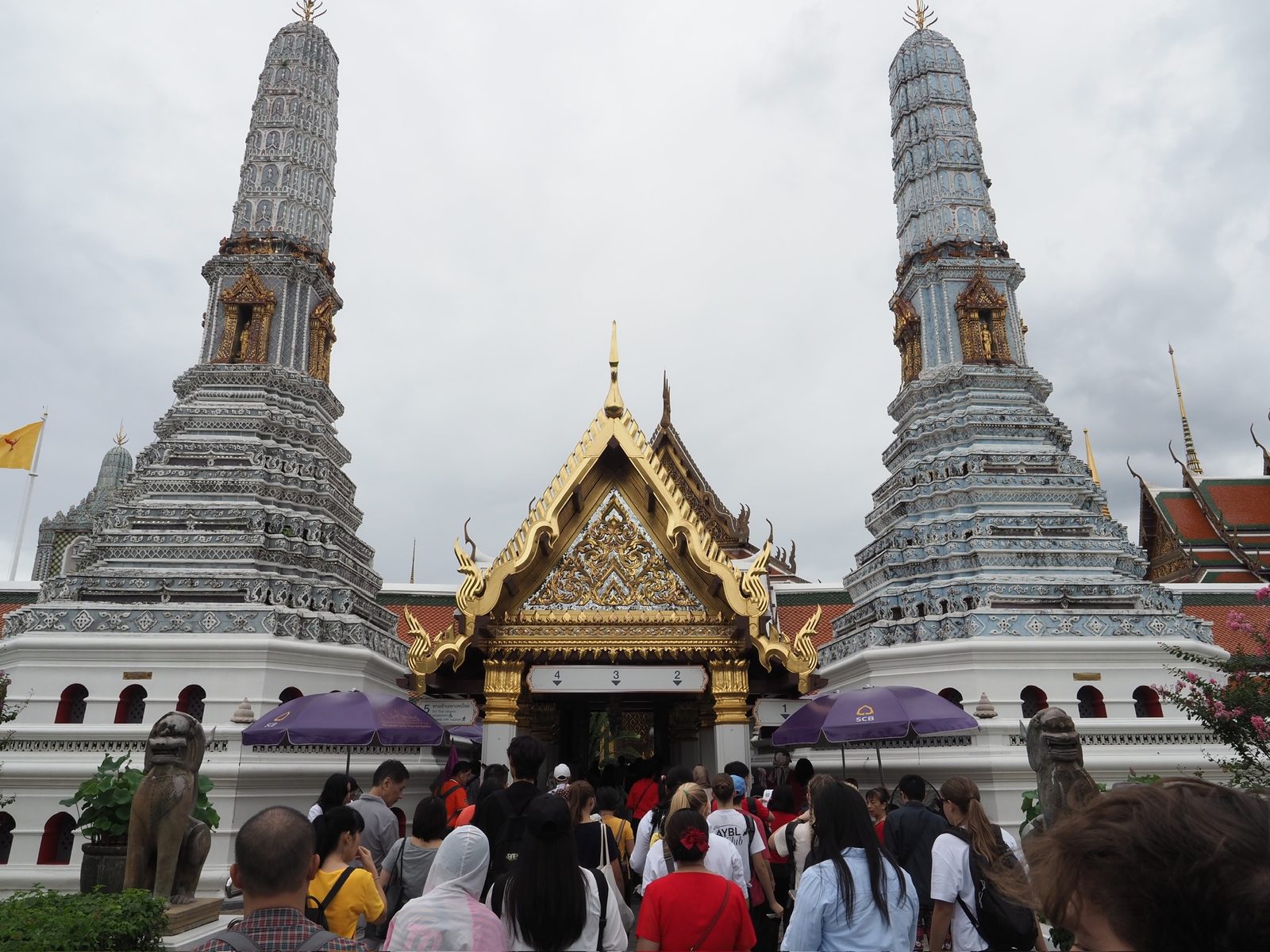 A temple in the rain, Northern Thailand