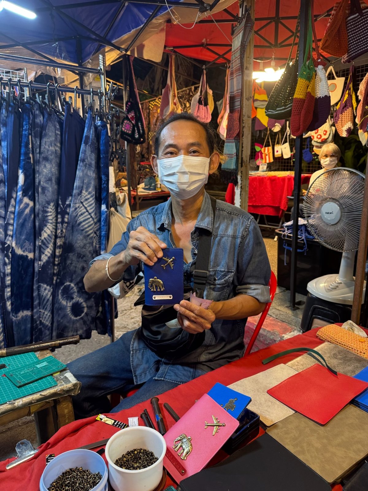 Market stall in a Northern Thailand village